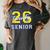 Senior Class 2026 Graduation Yellow Blue Letters Women's Comfort Colors T-Shirt Pepper
