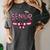 Senior Class Of 2027 Coquette Pink Bow Graduation 2027 Women Women's Comfort Colors T-Shirt Pepper