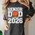 Senior Dad Class Of 2026 Cute Basketball Dad Graduation 2026 Women's Comfort Colors T-Shirt Pepper