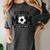 Senior Mom 2025 Soccer Mom Class Of 2025 Graduation Women's Comfort Colors T-Shirt Pepper