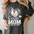 Senior Mom Class Of 2026 Baseball Graduation Heart Women's Comfort Colors T-Shirt Pepper