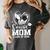 Senior Mom Class Of 2026 Soccer Graduation Heart Women's Comfort Colors T-Shirt Pepper