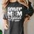 Senior Mom Squad Baseball Class Of 2023 Graduation Women's Comfort Colors T-Shirt Pepper
