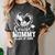 Senior Mommy Class Of 2026 Soccer Graduation Heart Premium Tri-Blend Women's Comfort Colors T-Shirt Pepper