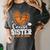 Senior Sister Class Of 2026 Basketball Graduation Heart Women's Comfort Colors T-Shirt Pepper