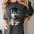 Siberian Husky Dog Graduation Cap Training School Graduate Men Women Kids Women's Comfort Colors T-Shirt Pepper
