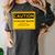 A Simple Yellow Warning Sign For Introvert Women's Comfort Colors T-Shirt Pepper A Simple Yellow Warning Sign For Introvert Women's Comfort Colors T-Shirt Pepper