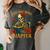 Skeleton Read Book Just One More Chapter Floral Book Lover Women's Comfort Colors T-Shirt Pepper