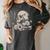 Skull Books Flowers Goth Reader Grunge Dark Alt Aesthetic Women's Comfort Colors T-Shirt Pepper Skull Books Flowers Goth Reader Grunge Dark Alt Aesthetic Women's Comfort Colors T-Shirt Pepper