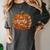 Smart Book Pumpkin Retro Fall Teacher Reading Halloween Women's Comfort Colors T-Shirt Pepper