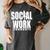 Social Work Graduate TShirt College Graduation Women's Comfort Colors T-Shirt Pepper