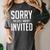 Sorry I'm Late I Wasn't Invited Introverts Social Anxiety Women's Comfort Colors T-Shirt Pepper