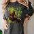 Star Wars The Book Of Boba Fett Neon Boba Fett Lives Poster Women's Comfort Colors T-Shirt Pepper