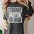 Straight Outta 5th Grade Graduation Motivational Women's Comfort Colors T-Shirt Pepper