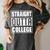 Straight Outta College Graduate Graduation 2025 Grad Men Women's Comfort Colors T-Shirt Pepper