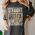 Straight Outta Cosmetology School Leopard Graduation Women's Comfort Colors T-Shirt Pepper