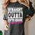 Straight Outta Fifth Grade Class Of 2018 Graduation Women's Comfort Colors T-Shirt Pepper