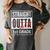 Straight Outta First Grade Graduation 1st Grade T Shirt Women's Comfort Colors T-Shirt Pepper