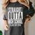 STRAIGHT OUTTA HIGH SCHOOL 2018 Grad Graduation Women's Comfort Colors T-Shirt Pepper