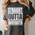 Straight Outta Kindergarten Graduation 2025 Kinder Women's Comfort Colors T-Shirt Pepper