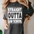 Straight Outta Law School Future Lawyer Graduation Women's Comfort Colors T-Shirt Pepper