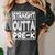 Straight Outta Pre-K Shirt Great Graduation Preschools Women's Comfort Colors T-Shirt Pepper