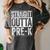 Straight Outta Pre-K Shirt Preschool Boy Girl Graduation Women's Comfort Colors T-Shirt Pepper