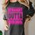Straight Outta Preschool Class Graduation Pink Women's Comfort Colors T-Shirt Pepper