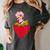 Strawberry Shortcake Sitting On Strawberry Retro Nostalgia Women's Comfort Colors T-Shirt Pepper