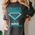 Superhero RN Nurse Shirt Graduation Women's Comfort Colors T-Shirt Pepper