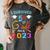 I Survived 5th Grade Graduation Class 2023 Elementary Women's Comfort Colors T-Shirt Pepper
