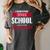 I Survived Catholic School Shirt Catholic Graduation Women's Comfort Colors T-Shirt Pepper