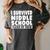 I Survived Middle School Class Of 2018 Graduation Women's Comfort Colors T-Shirt Pepper