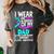 Teal & Purple In Memory Of My Dad Suicide Prevention Women's Comfort Colors T-Shirt Pepper Teal & Purple In Memory Of My Dad Suicide Prevention Women's Comfort Colors T-Shirt Pepper
