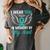Teal In Memory Of My Aunt Ovary Ovarian Cancer Teal Ribbon Women's Comfort Colors T-Shirt Pepper