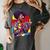 History Woman Reading Book Geometric Girl Educated Women's Comfort Colors T-Shirt Pepper
