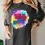 Totally 80's Tie Dye Retro Vibes 1980s Style Nostalgia Women's Comfort Colors T-Shirt Pepper