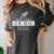 Track & Field Senior Mom 2025 Graduation Year Women's Comfort Colors T-Shirt Pepper