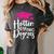 Two Degrees Hotter Graduation 2025 Diploma College Masters Women's Comfort Colors T-Shirt Pepper