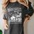 Unapologetically Antisocial Book Club Meets Weekly Retro Women's Comfort Colors T-Shirt Pepper