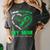 I Wear Kelly Green In My Memory Of My Mom Bile Duct Cancer Women's Comfort Colors T-Shirt Pepper