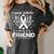 I Wear In Memory Of My Friend Lung Cancer Women's Comfort Colors T-Shirt Pepper I Wear In Memory Of My Friend Lung Cancer Women's Comfort Colors T-Shirt Pepper