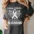 I Wear In Memory Of My Husband Lung Cancer Awareness Women's Comfort Colors T-Shirt Pepper I Wear In Memory Of My Husband Lung Cancer Awareness Women's Comfort Colors T-Shirt Pepper
