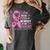 I Wear Pink In Memory Of My Friend Breast Cancer Awareness Women's Comfort Colors T-Shirt Pepper