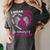 I Wear Pink In Memory Of My Great Aunt Breast Cancer Graphic Women's Comfort Colors T-Shirt Pepper