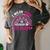 I Wear Pink In Memory Of My Mom Breast Cancer Awareness Raglan Baseball Tee Women's Comfort Colors T-Shirt Pepper