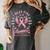 I Wear Pink In Memory Of My Sister Breast Cancer Awareness Women's Comfort Colors T-Shirt Pepper