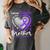 I Wear Purple In Memory Of My Brother Overdose Awareness Women's Comfort Colors T-Shirt Pepper I Wear Purple In Memory Of My Brother Overdose Awareness Women's Comfort Colors T-Shirt Pepper