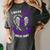 I Wear Purple In Memory Of Great Aunt Pancreatic Cancer Women's Comfort Colors T-Shirt Pepper I Wear Purple In Memory Of Great Aunt Pancreatic Cancer Women's Comfort Colors T-Shirt Pepper