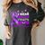 I Wear Purple In Memory Of My Mom Alzheimers Awareness Women's Comfort Colors T-Shirt Pepper I Wear Purple In Memory Of My Mom Alzheimers Awareness Women's Comfort Colors T-Shirt Pepper